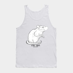 Stay Safe Rat Tank Top